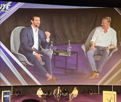 Guido with Peep Laja at a conference